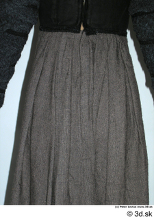  Photos Woman in Historical Dress 18 17th century Grey dress Historical clothing formal dress grey skirt 0008.jpg
